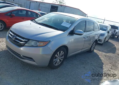 2014 Honda Odyssey Ex-L z USA, uszkodzony, nr VIN 5FNRL5H66EB136355